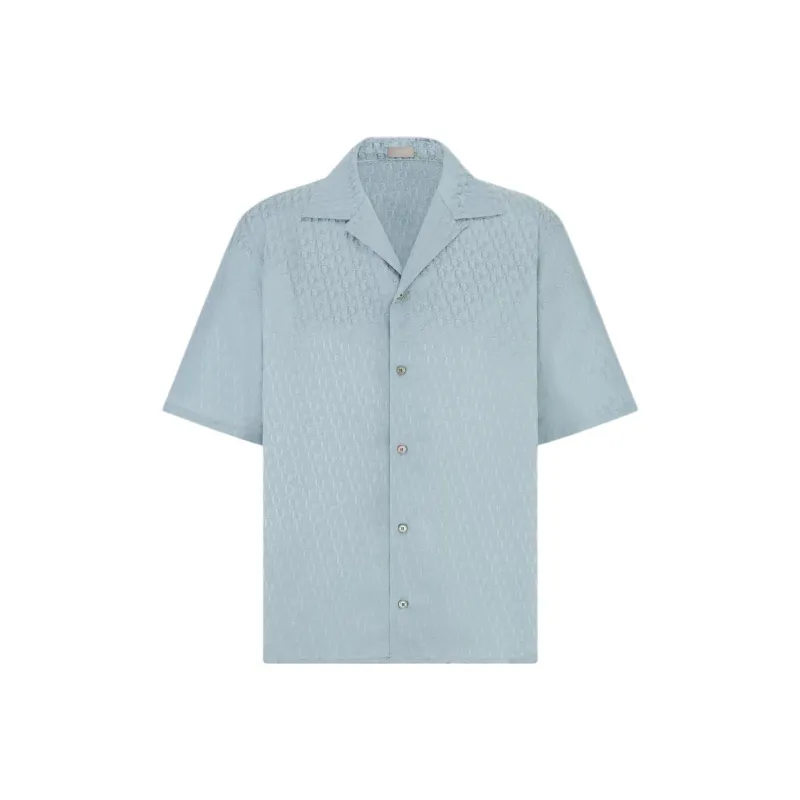 DIOR FW25 Shirt Men's Light Blue-0