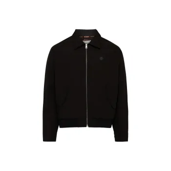 Maison Kitsune Technical Cotton Gabardine W Harrington Jacket