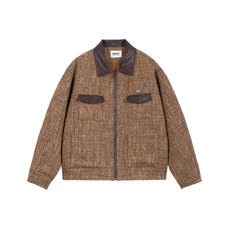 TWOEX2 Jackets Coats Unisex Maillard Style Brown-0