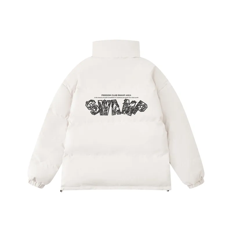 SWAMP AREA Puffer Jacket Unisex-3