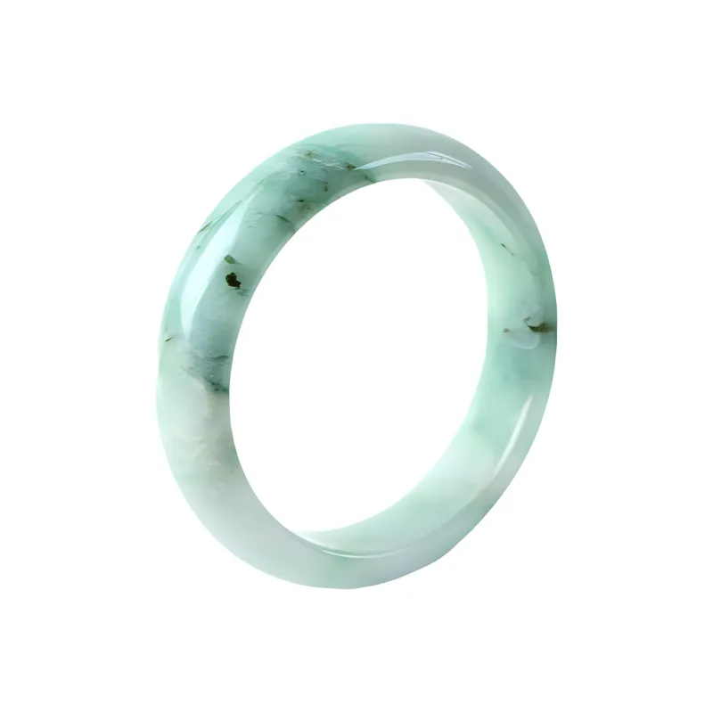 South Asia Bean Type Jadeite Bangles Unisex-0