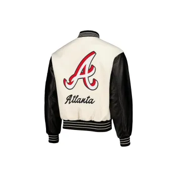 MLB x PLEASURES FW23 Baseball Jacket Men's White