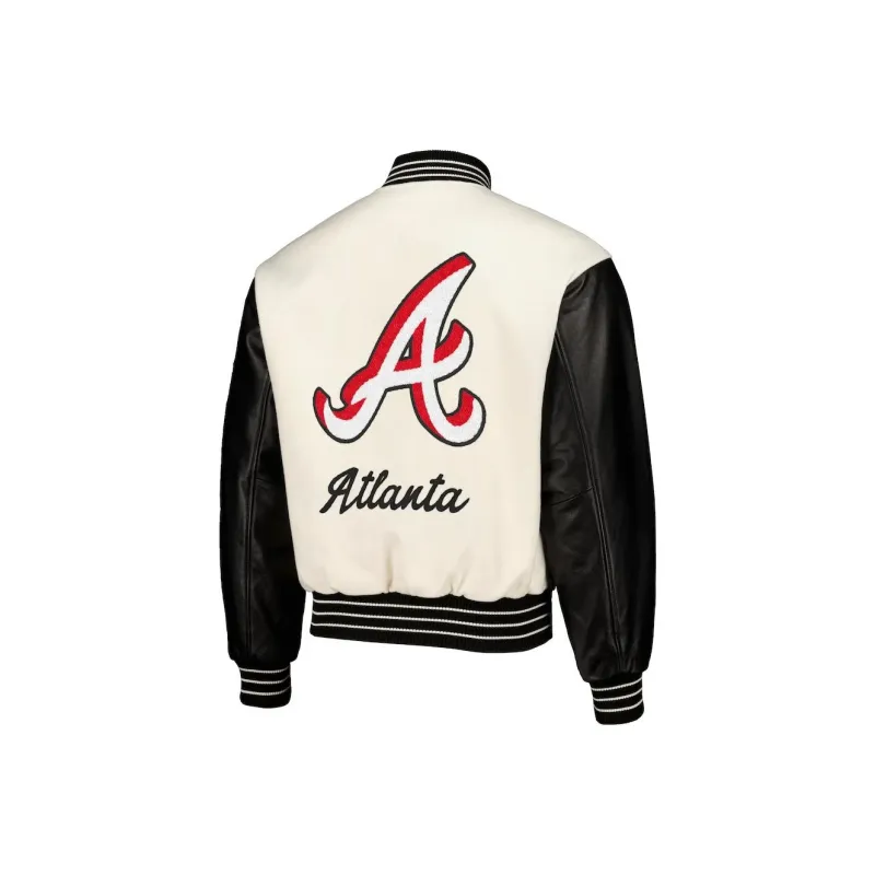 MLB x PLEASURES FW23 Baseball Jacket Men's White-0