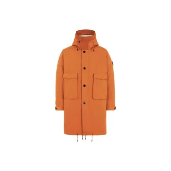 STONE ISLAND Parka Coats Unisex Orange