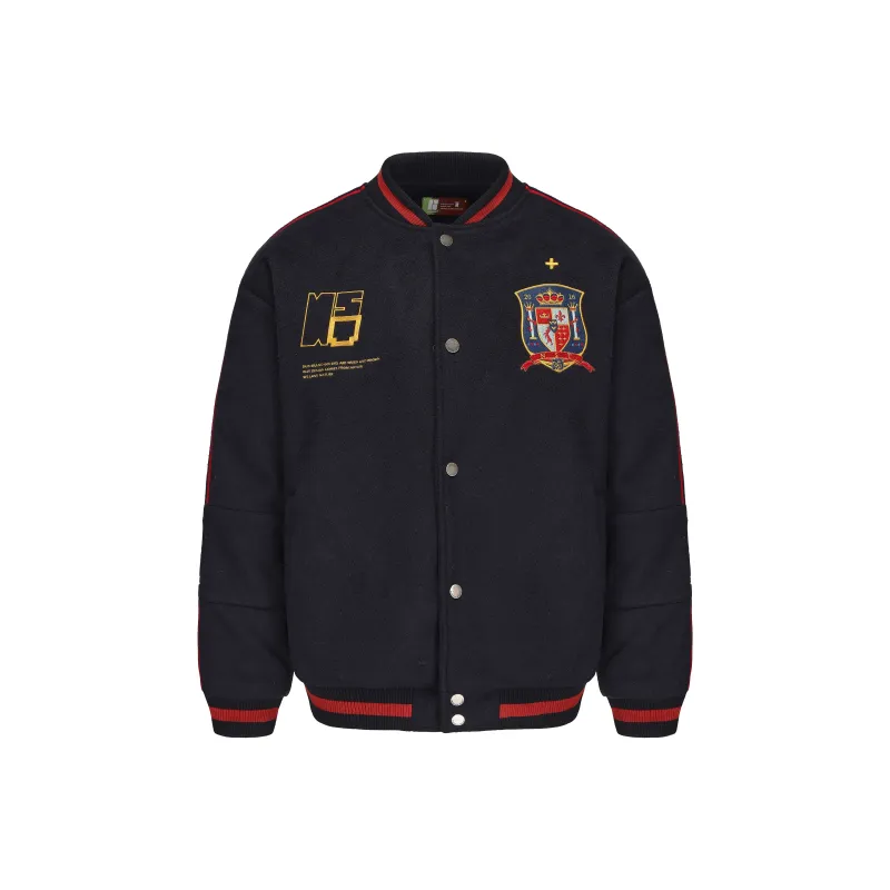 NSTNEW START Baseball Jacket Unisex Navy Blue-0