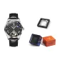 Black Leather Jet Black Dial[Orange Heart Ruyi Box]