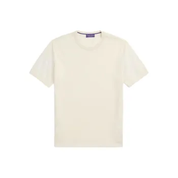 Ralph Lauren Purple Label SS25 T Shirt Men's Cream