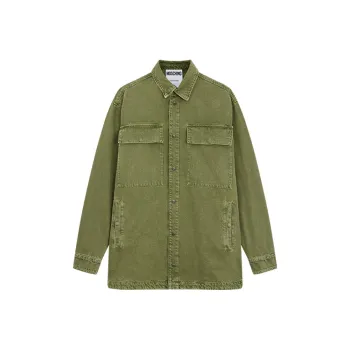 MOSCHINO Jackets Coats Men's Green