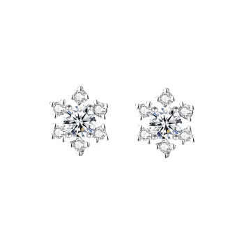 Fan Xing As Season 999 Fine Silver Stud Earrings Women's