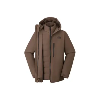 THE NORTH FACE City Outdoor Collection Waterproof And Windproof To Keep Warm Windbreaker Jacket Men's Smoky Brown
