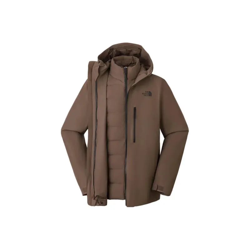THE NORTH FACE City Outdoor Collection Waterproof And Windproof To Keep Warm Windbreaker Jacket Men's Smoky Brown-0
