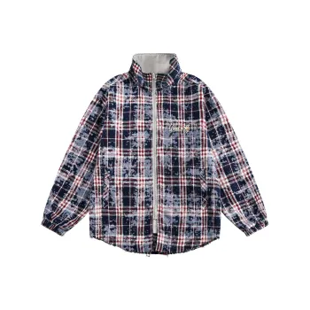 DOH STORE Jackets Coats Unisex Gray Purple