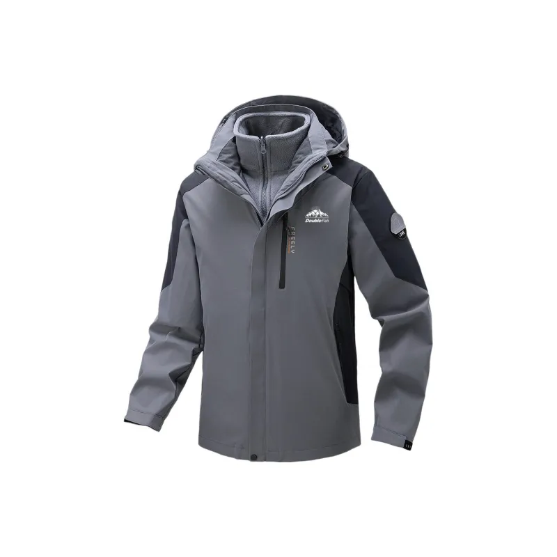 DOUBLEFISH Waterproof And Windproof Windbreaker Jacket Unisex-15