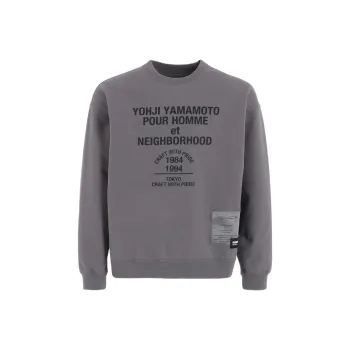 Yohji Yamamoto X Neighborhood Printed Long sleeves Sweatshirt