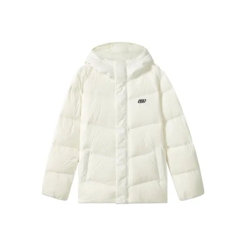 Skechers Colorful Down Jacket Unisex Marshmallow White