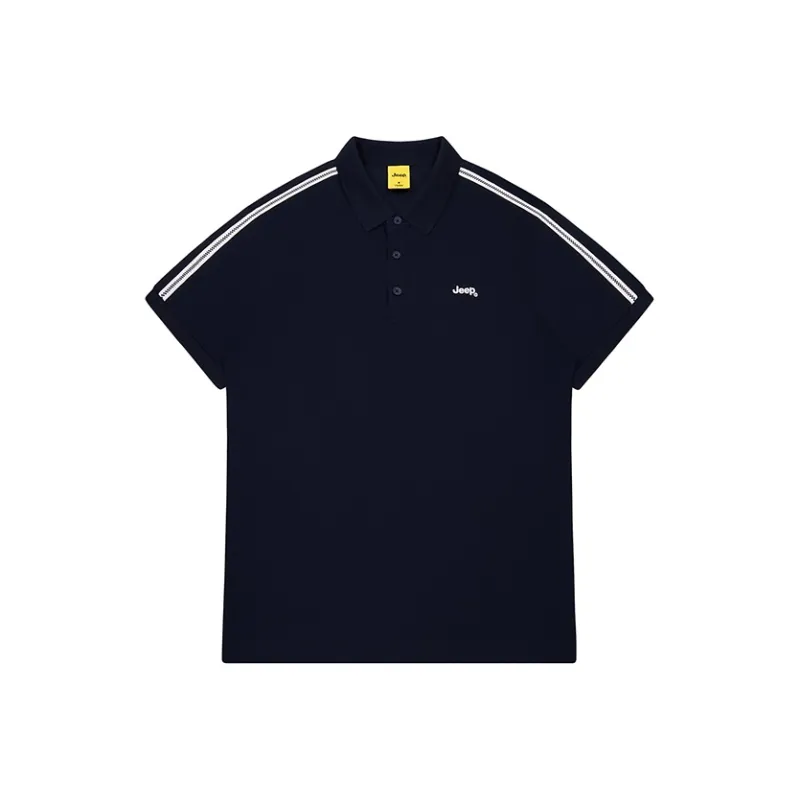 Jeep Polo Shirt Unisex Navy Blue-0