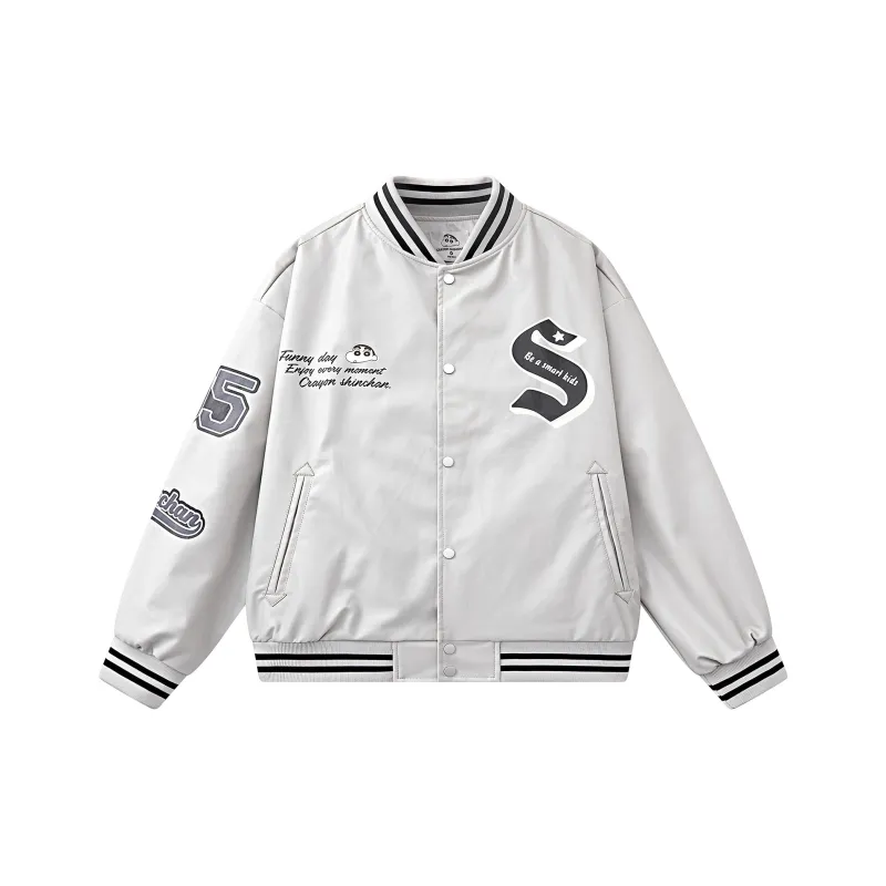 SHINCHAN Baseball Jacket Coat Unisex-2