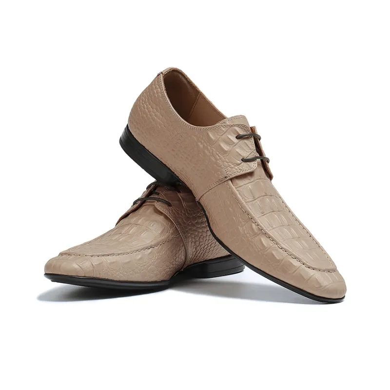 ASTON M.JAZZ Dress Shoes Men's Ecru-5