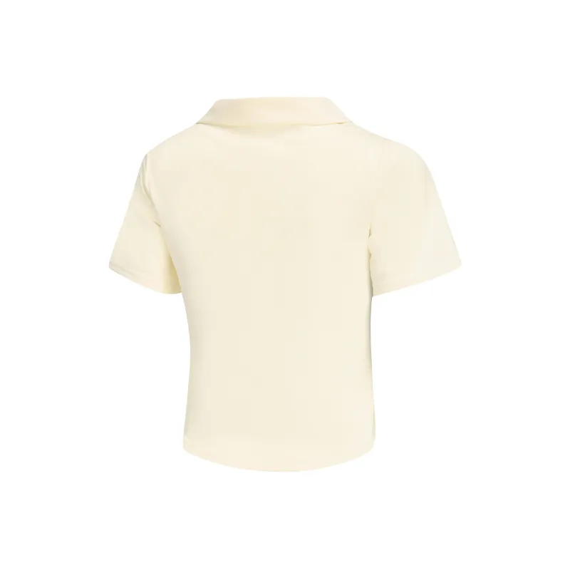 Mu Xiao Xin Set in Sleeve T Shirt Women's Apricot-1