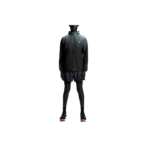 On Pace Jackets Coats Men's Black/Lima Bean Green