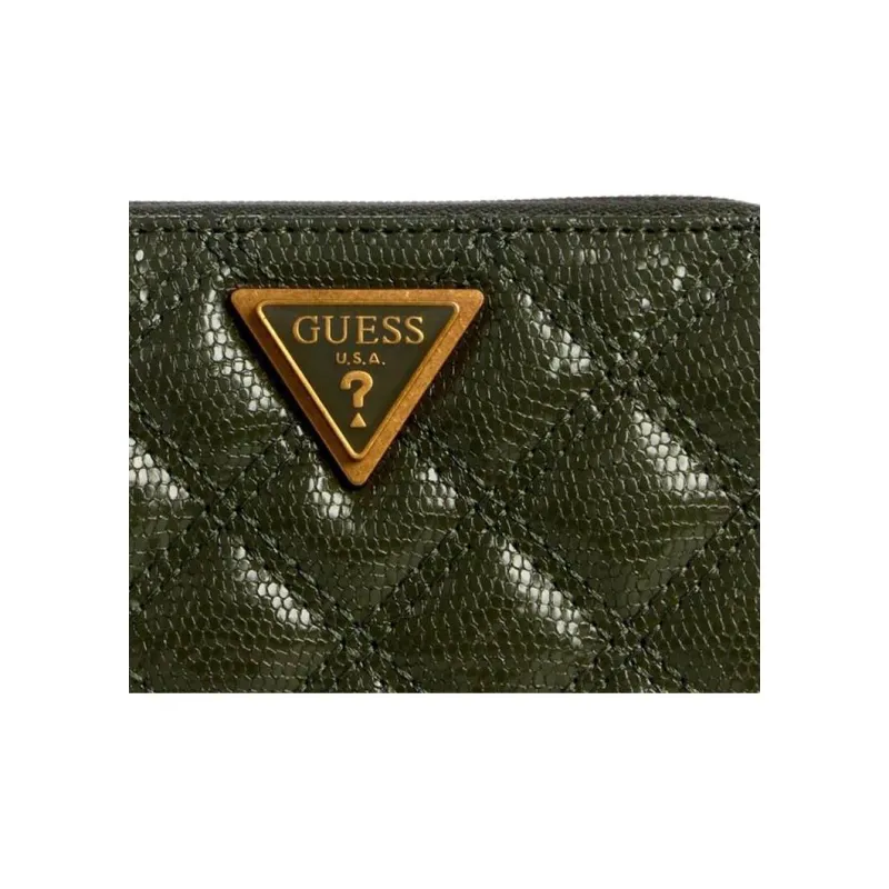 GUESS Artificial Leather Wallet Medium Size Women's Green-2
