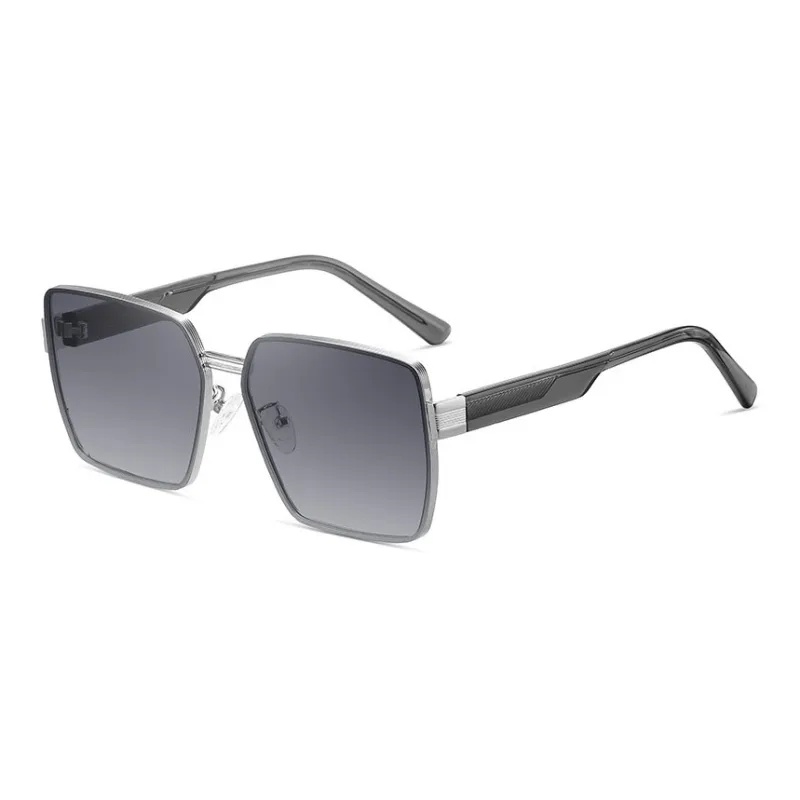 Yamaichi Maru Plate, Stainless Steel Irregular Shape Sunglasses Unisex-1
