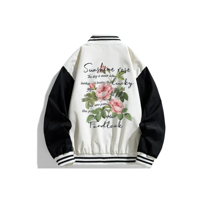FONDLOOK Baseball Jacket Unisex-4