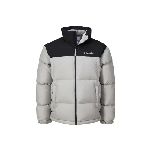 Columbia Down Jacket Unisex Light Gray