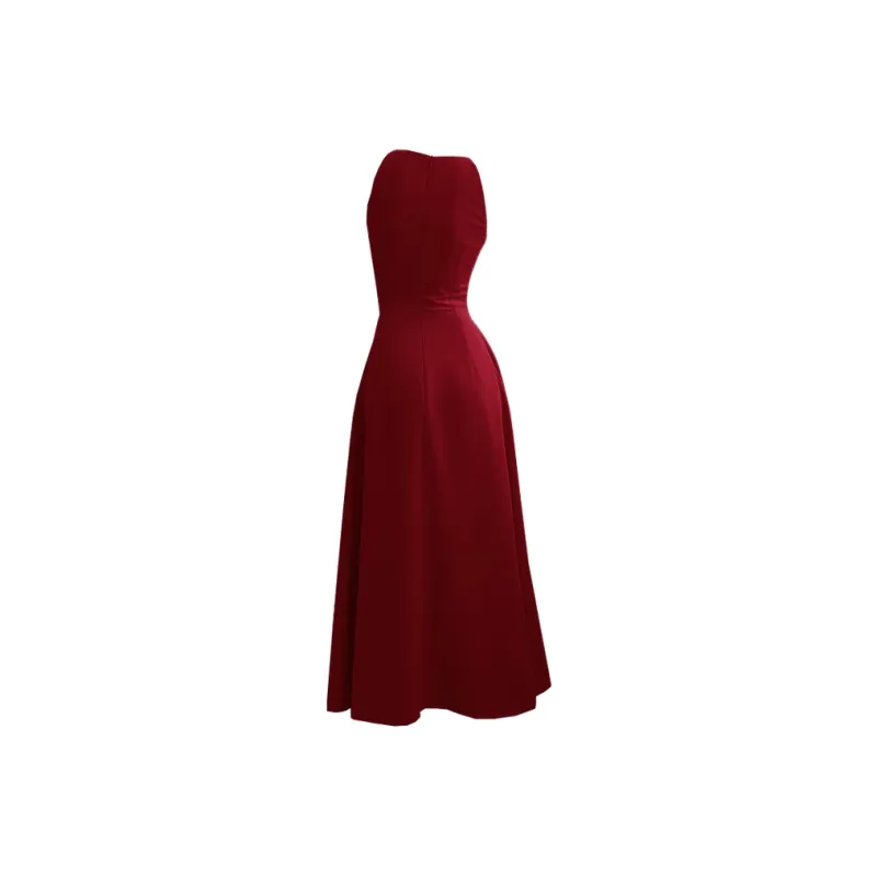 PAZZO Cinched Waist Sleeveless Dress Women's-7