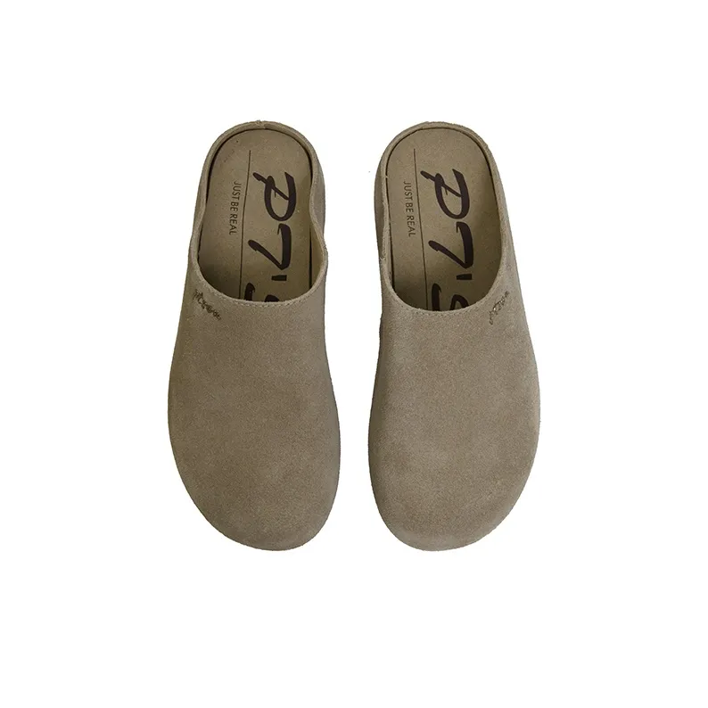 PT'SON Rubber Sole Abrasion Resistant Closed Toe Slippers Women's-2