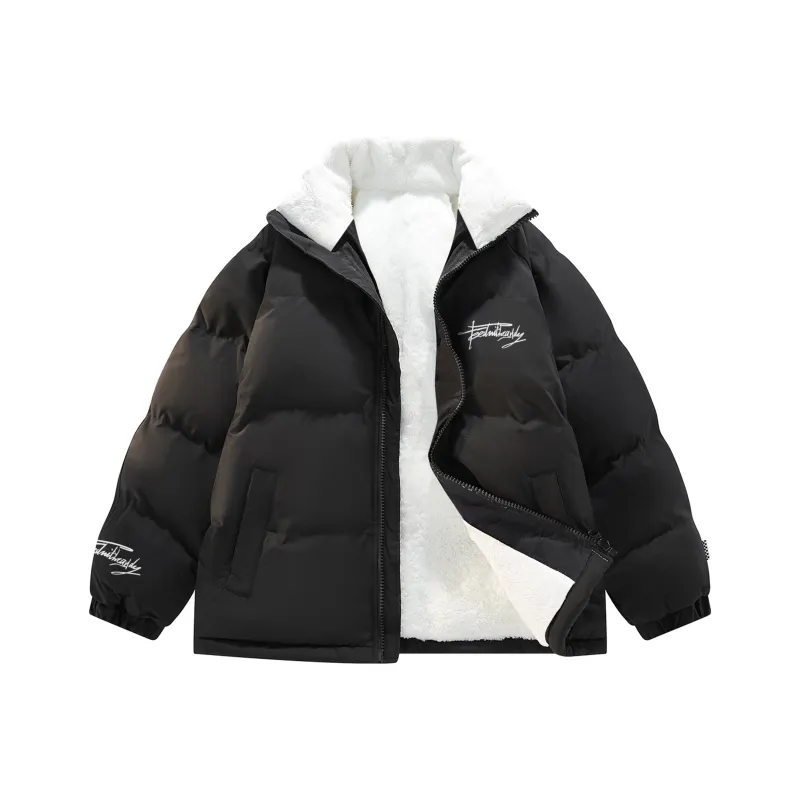 OM NOM Puffer Jackets Unisex-2