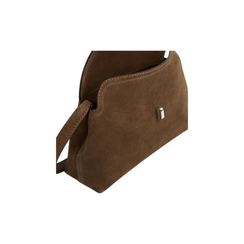 TOTEME Calfskin One Shoulder Clutch Women's Tobacco-2