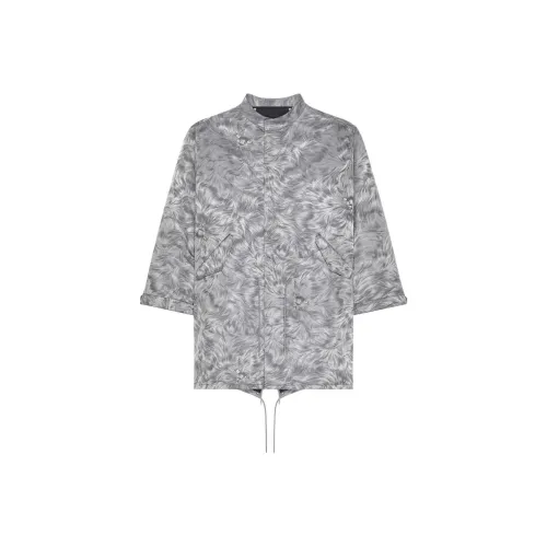 GIVENCHY Coats Men's Light Gray
