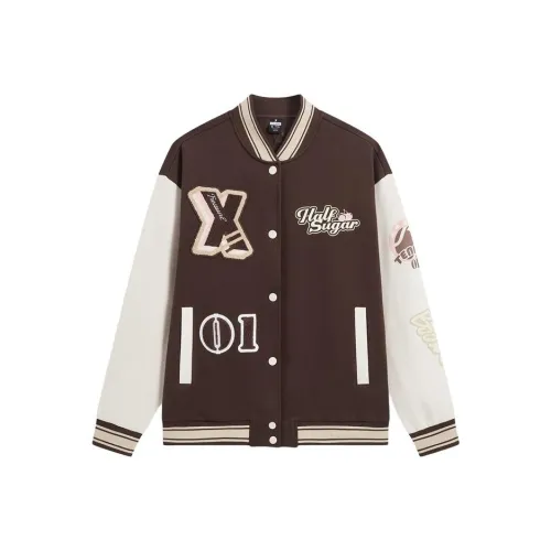 XTEP Baseball Jacket Unisex Rich Brown