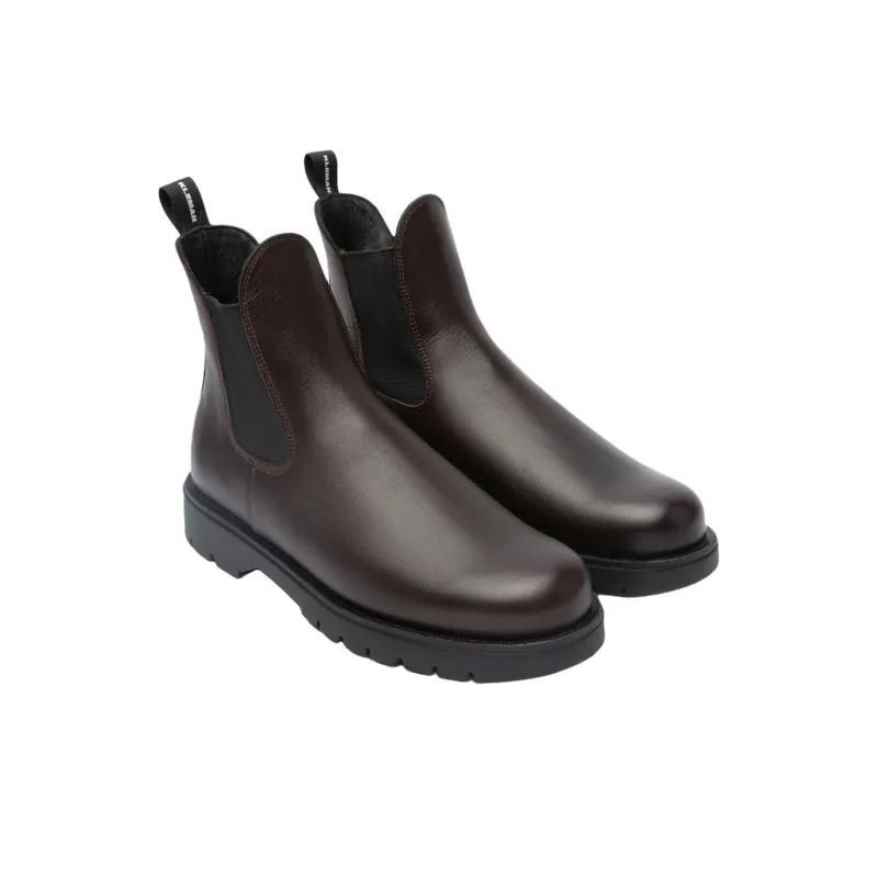 KLEMAN CLEON MANUFACTURE TONNANT Short Chelsea Boots 2.5cm Unisex Russet-1