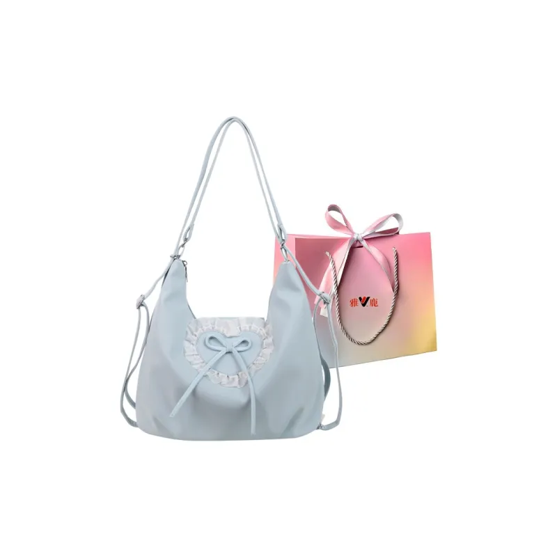 Yalu PU Backpack Shoulder Bag Regular Women's Black/Blue/Pink-6