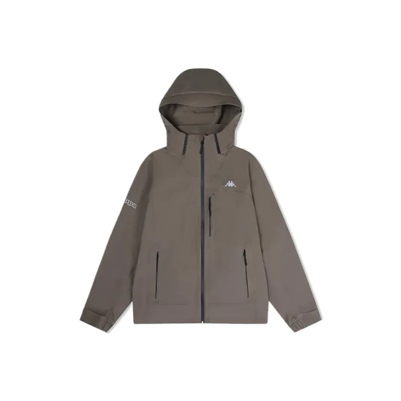 Kappa Breathable Windproof Windbreaker Jacket Unisex Green-0