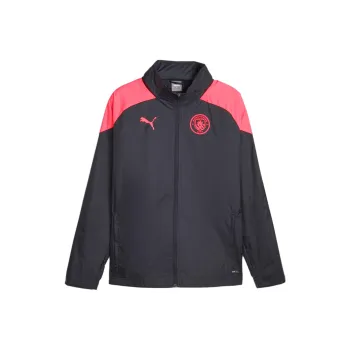 PUMA Manchester City Men's Training All-Weather Jacket Jacket Men's Black