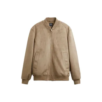 ZARA Jackets Men Tan