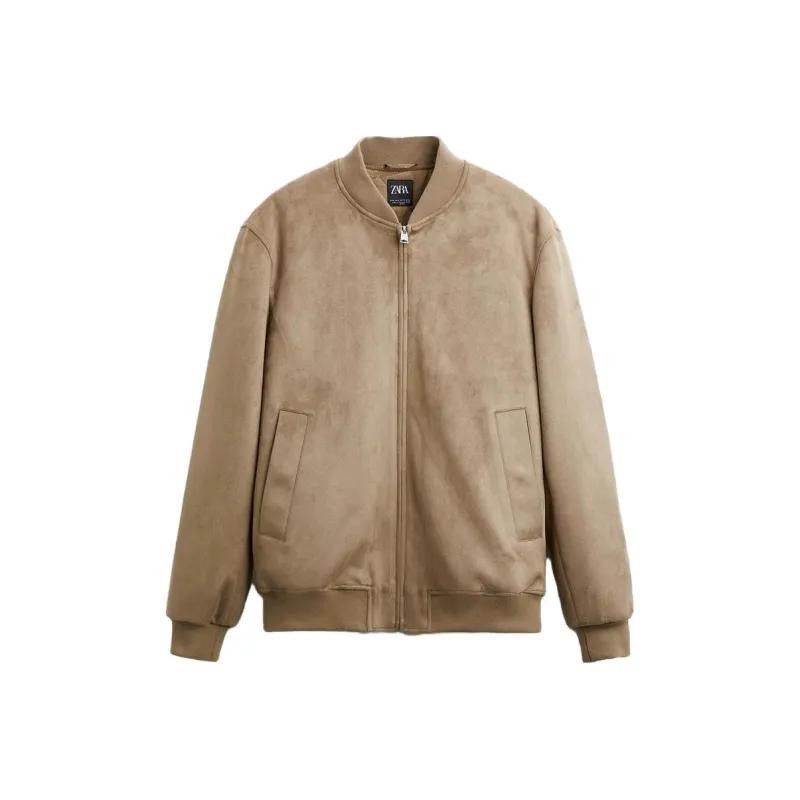 ZARA Jackets Men Tan-0