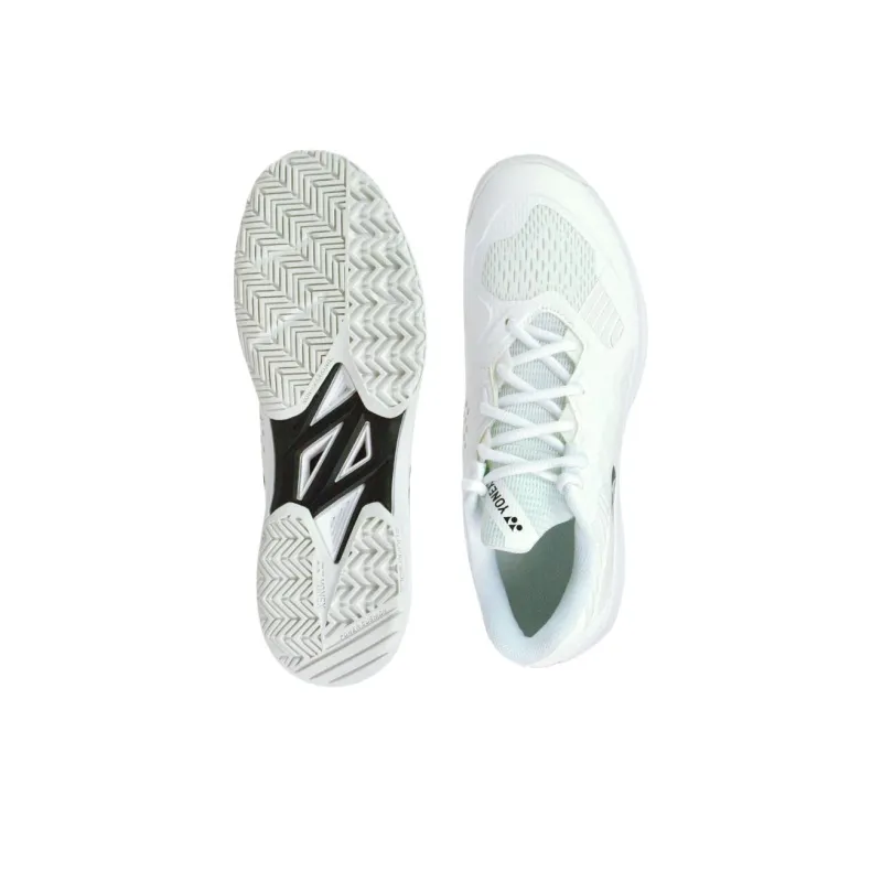YONEX Power Cushion Shock Absorbers Breathable Coverage Support Balance Low Top Tennis Shoes Unisex White-2