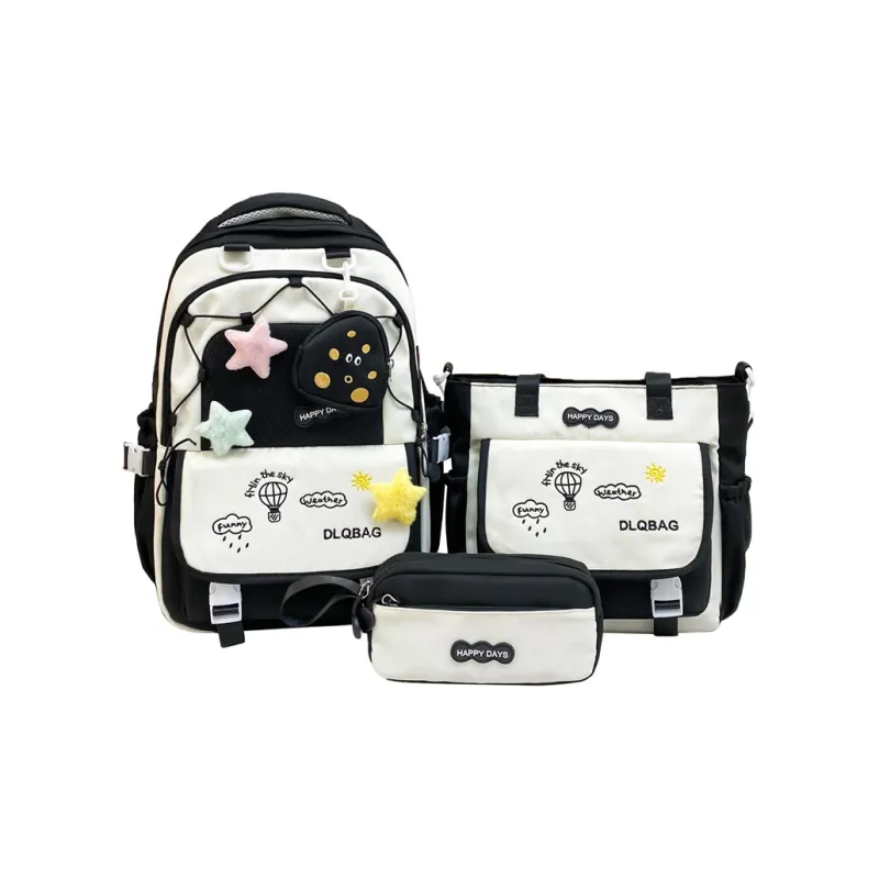 OUZIHUANG Nylon Combo Set Women's Multicolor-0