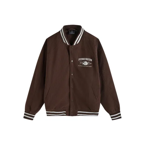FUN x GB Teddy Bear Jackets Coats Men's Brown