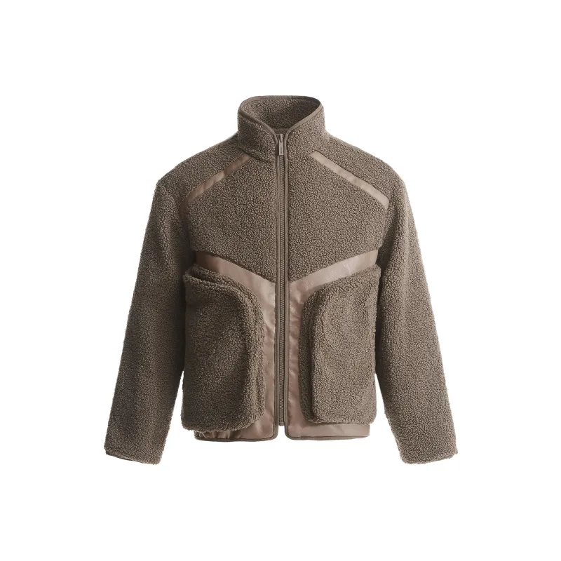 CHINISM Velvet feel Coat Unisex-6