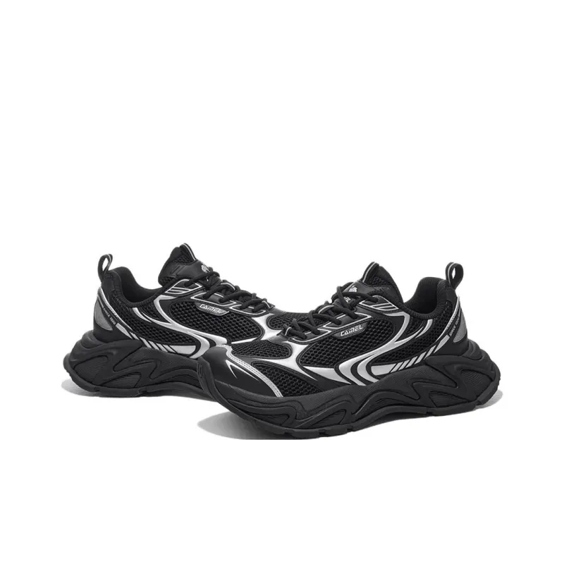CAMEL Slip Resistant, Lightweight, And Breathable Low Top Chunky Sneakers Men's-6