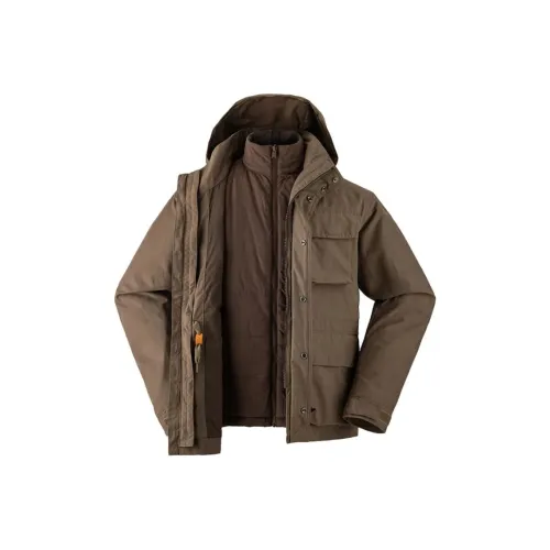 Timberland Water-Resistant Windproof Breathable Windbreaker Jacket Men's Chocolate