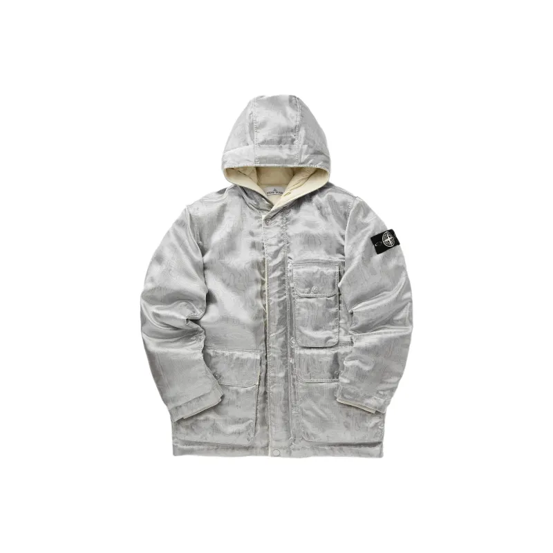 STONE ISLAND Moire effect Puffer Jacket-0