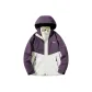 Ivory White/Dark Purple