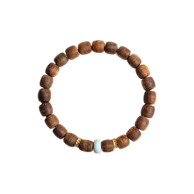 Moon Seal Hundred Rivers Fragrance Agarwood Precious Wood Bracelets Unisex-0