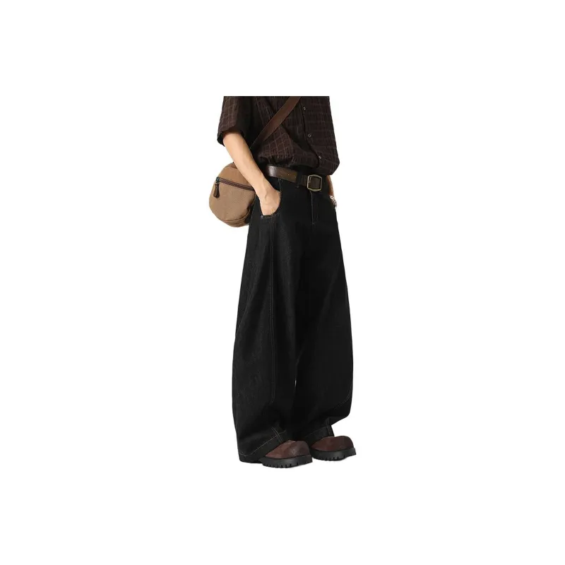 Cost Per Kilo Jeans Unisex Black-0